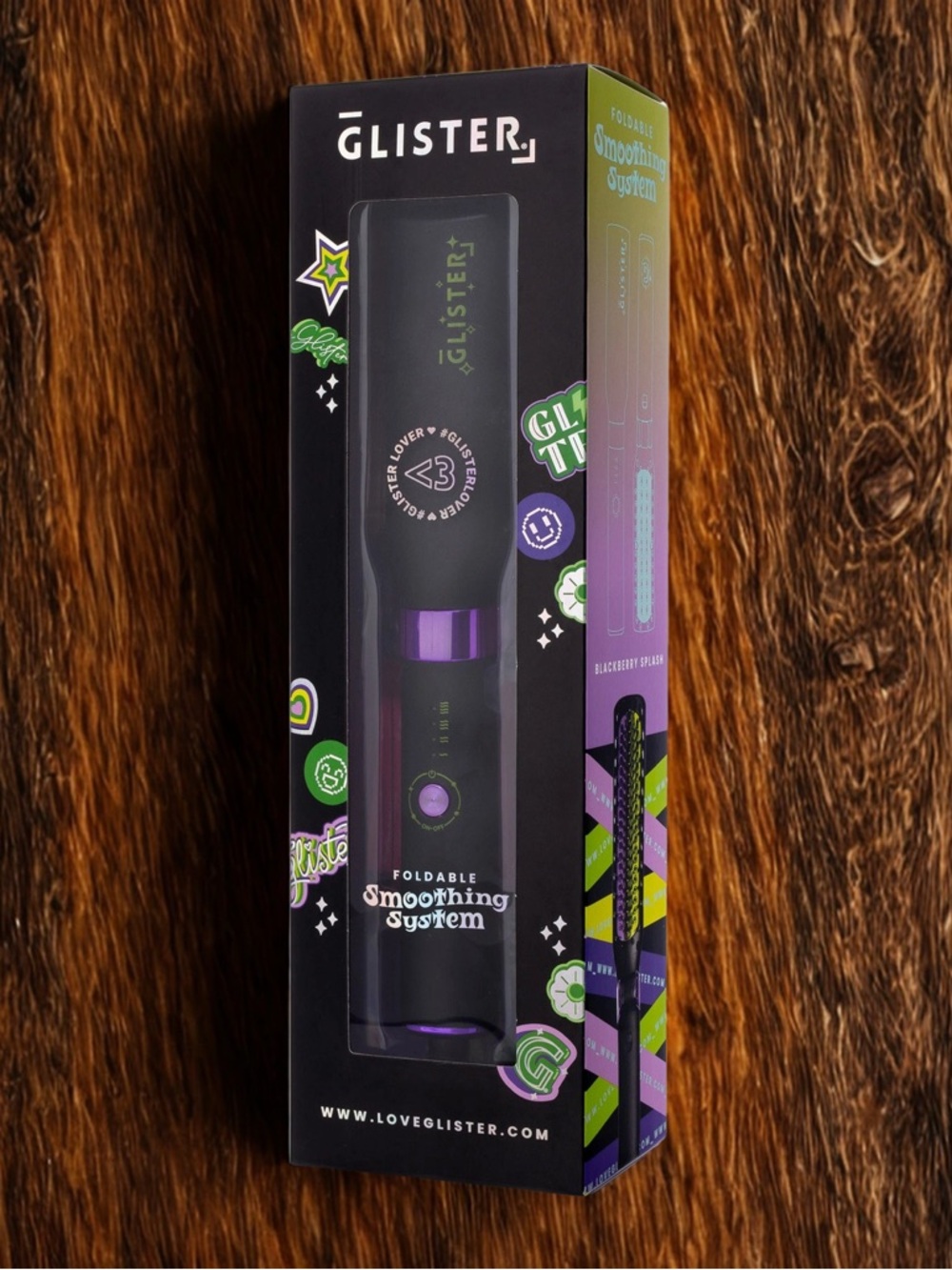 Foldable Hot Brush – Anti-Frizz Smoothing System